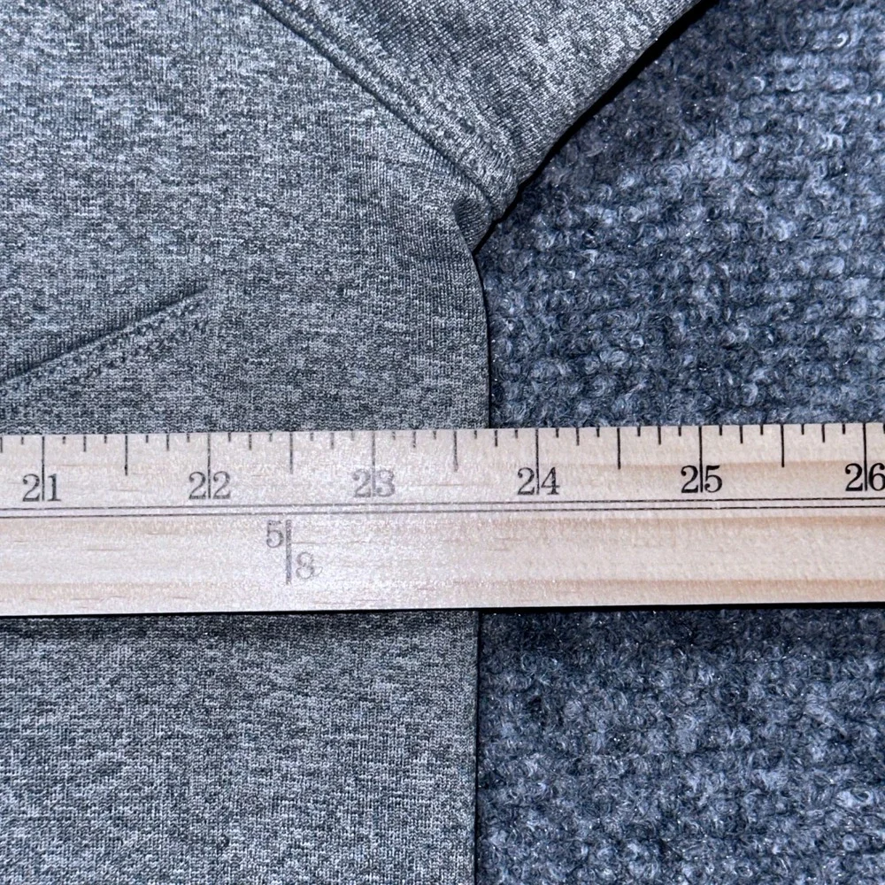 The North Face XL Quarter Zip Pullover‎ Gray Blue Pocket Performance Fleece